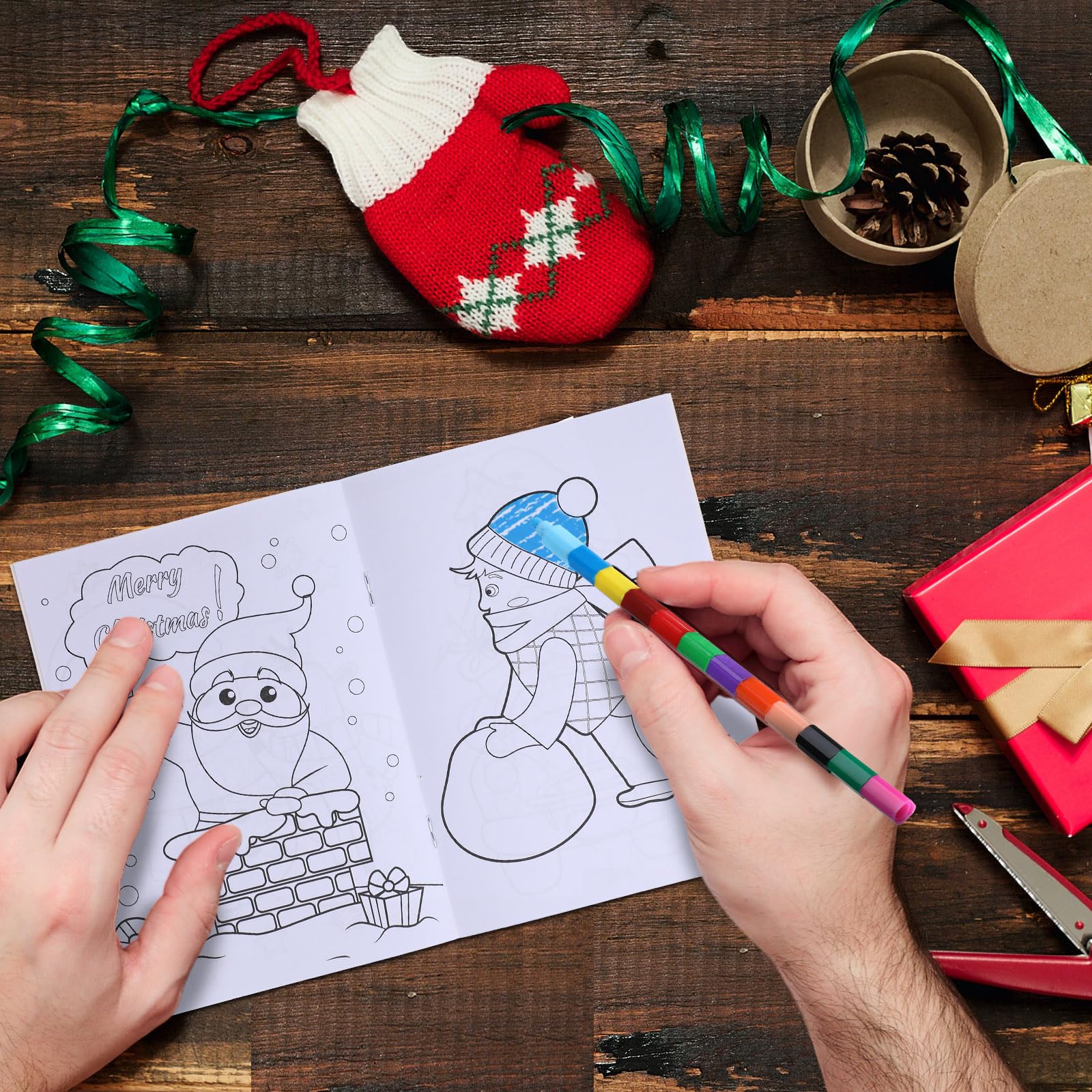 Funrous Christmas-themed illustrations spark imagination with joyful winter scenes.