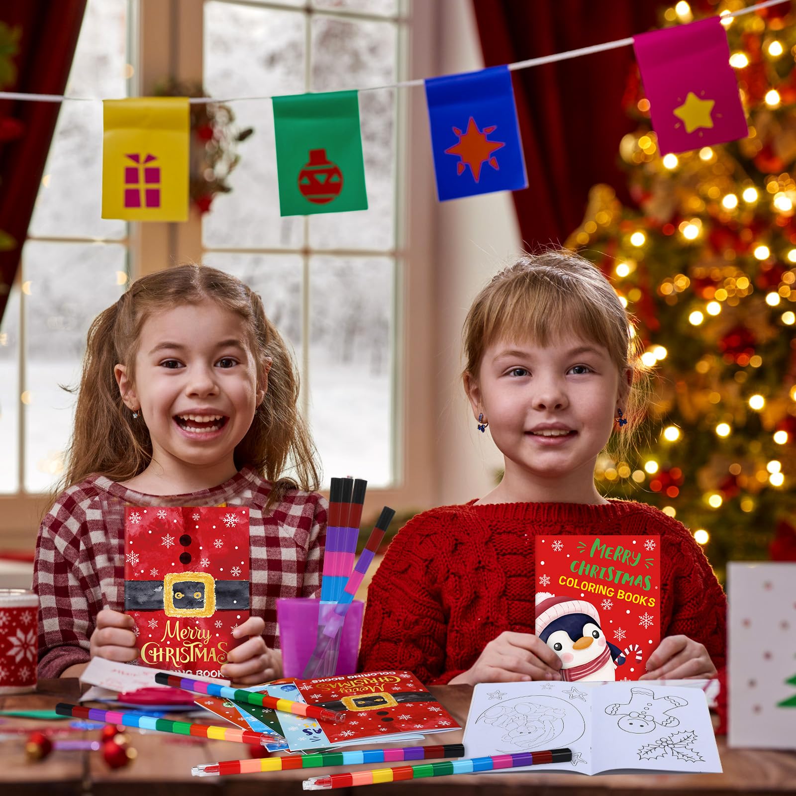Funrous holiday stocking stuffer set designed for classroom sharing.