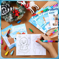 Funrous polar bear illustration on a page for colorful storytelling fun.