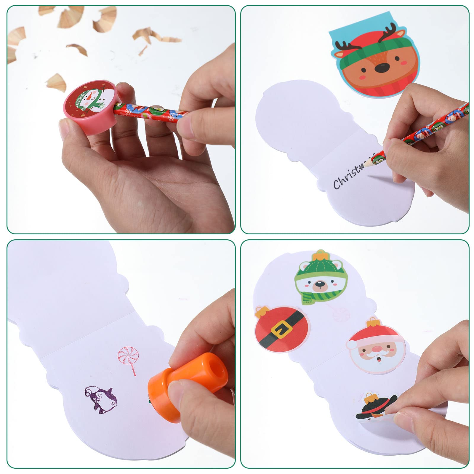 Funrous wooden pencils with cute patterns enhance writing time and drawing fun.