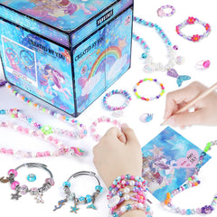 Colorful bead kit ready for creative bead work and projects