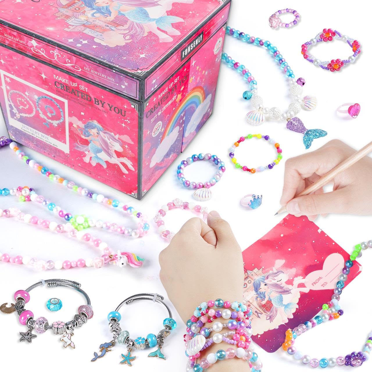 FUNSENLY kids crafting in action shows unlimited DIY creativity