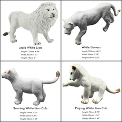 FunShowcase African jungle lion figure pack part of a 13-piece playset