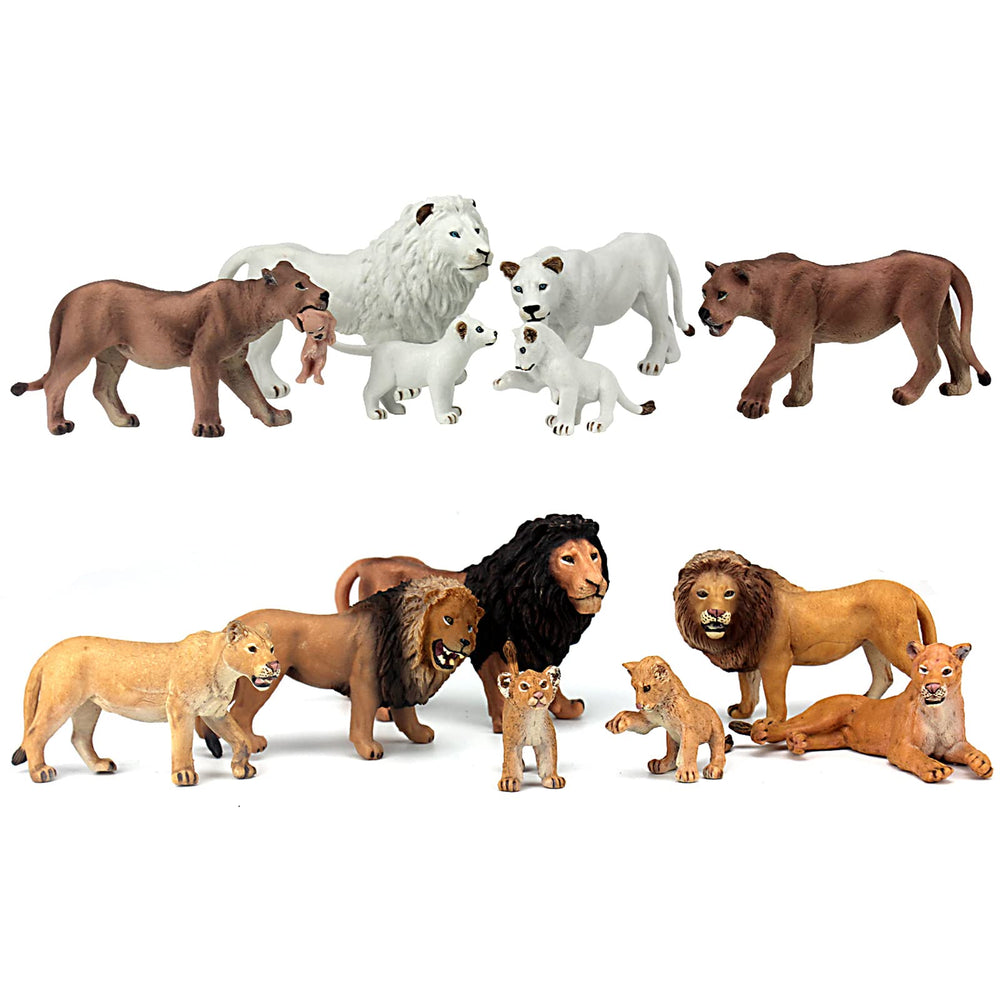 FunShowcase African jungle lion figure in a rearing pose for storytelling