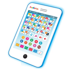 Funshpiel Kid Tablet birthday gift idea highlighting educational play and fun themes.