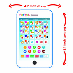 Funshpiel Kid Tablet on-the-go use ideal for travel and car rides.