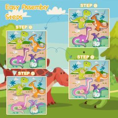 Funsland educational puzzle board with varied animal patterns for learning through play.