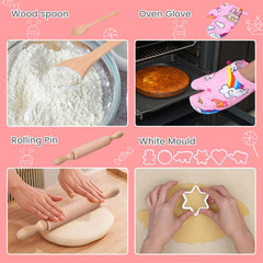 FunsLane kids potholder helps protect hands during imaginative baking.