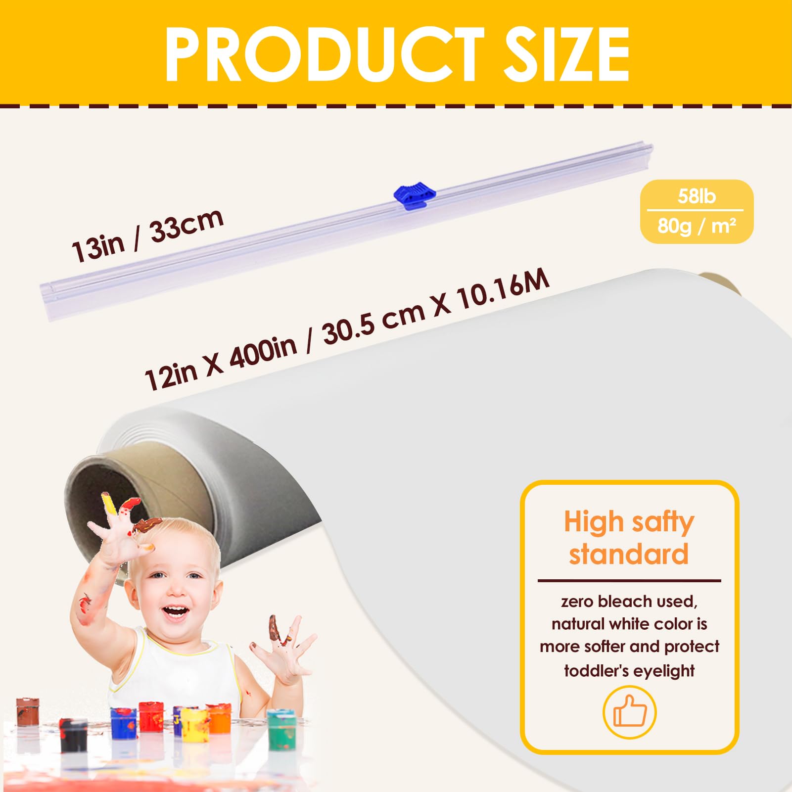 Funto paper surface is smooth and bleed resistant for vibrant colors.
