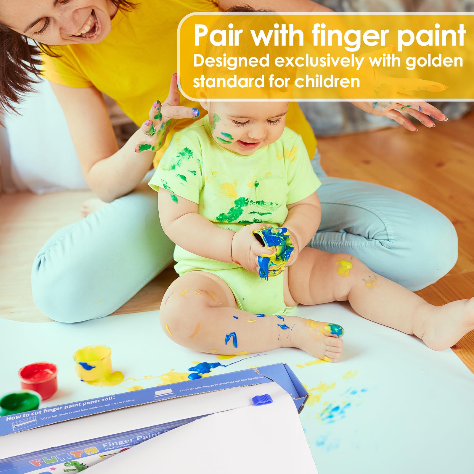 Funto roll design offers convenient storage and reduces tearing risk.