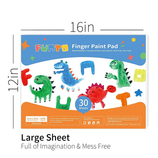 Funto smooth non-absorbent paper supports bright colors without bleed.