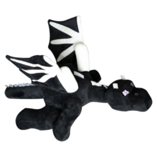 FUNUSE Black Dragon plush 11.8-inch, soft fabric ideal for cuddle time.