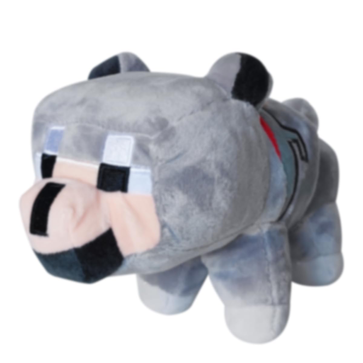 Funuse Wolf plush toy 8.3-inch view shows soft, skin-friendly fabric for cuddling