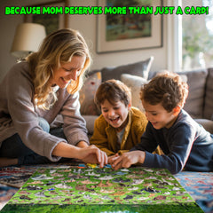 Funwares Original 101 Puppies Puzzle backyard chaos scene, ideal for playful stress-relief.
