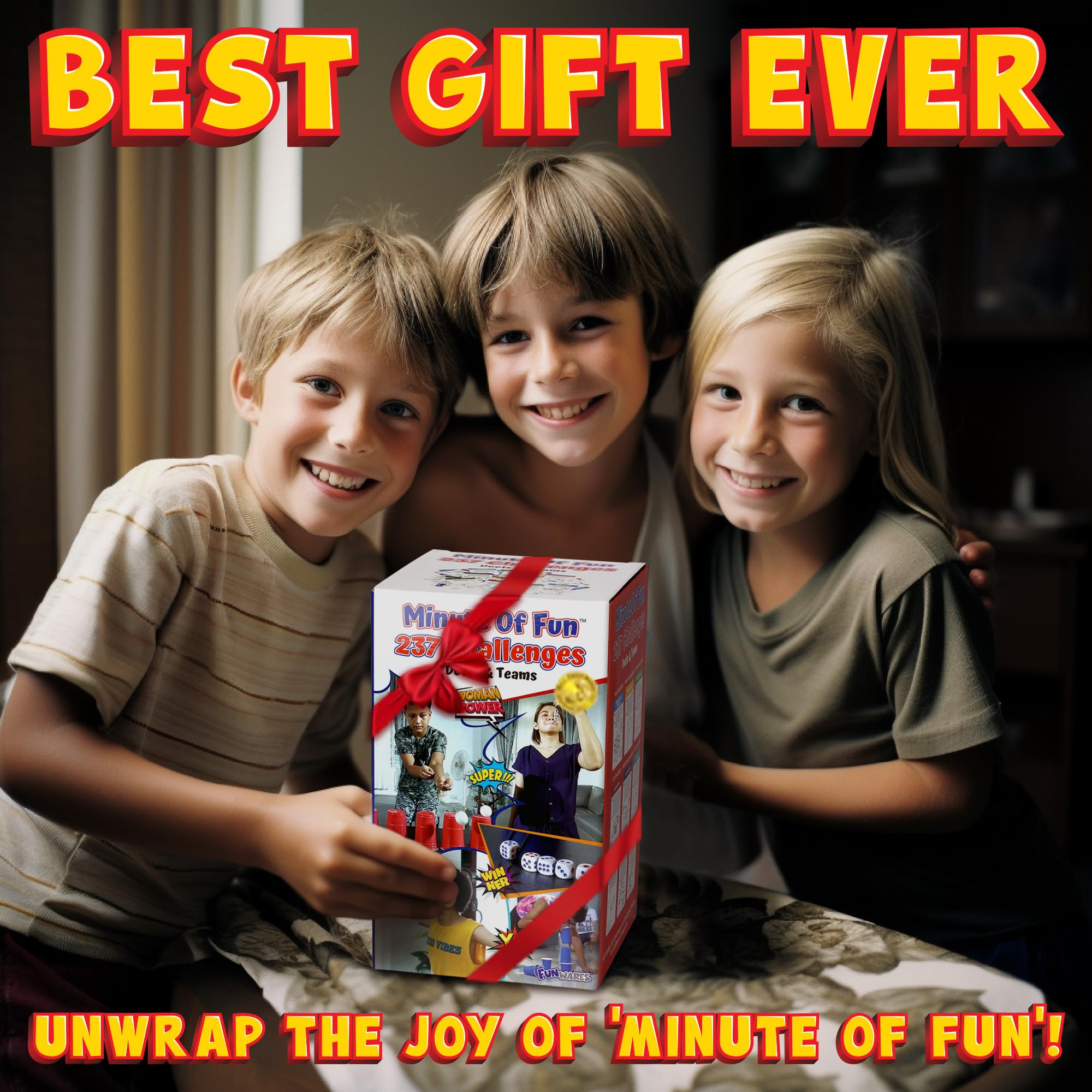 Funwares Original 237 Minute of Fun Games: Rapid Fire rounds for on-the-go play.