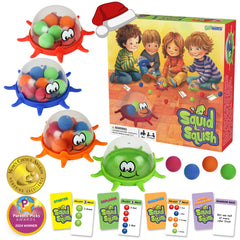Funwares Squid Squish dome capture boosts color matching and quick thinking