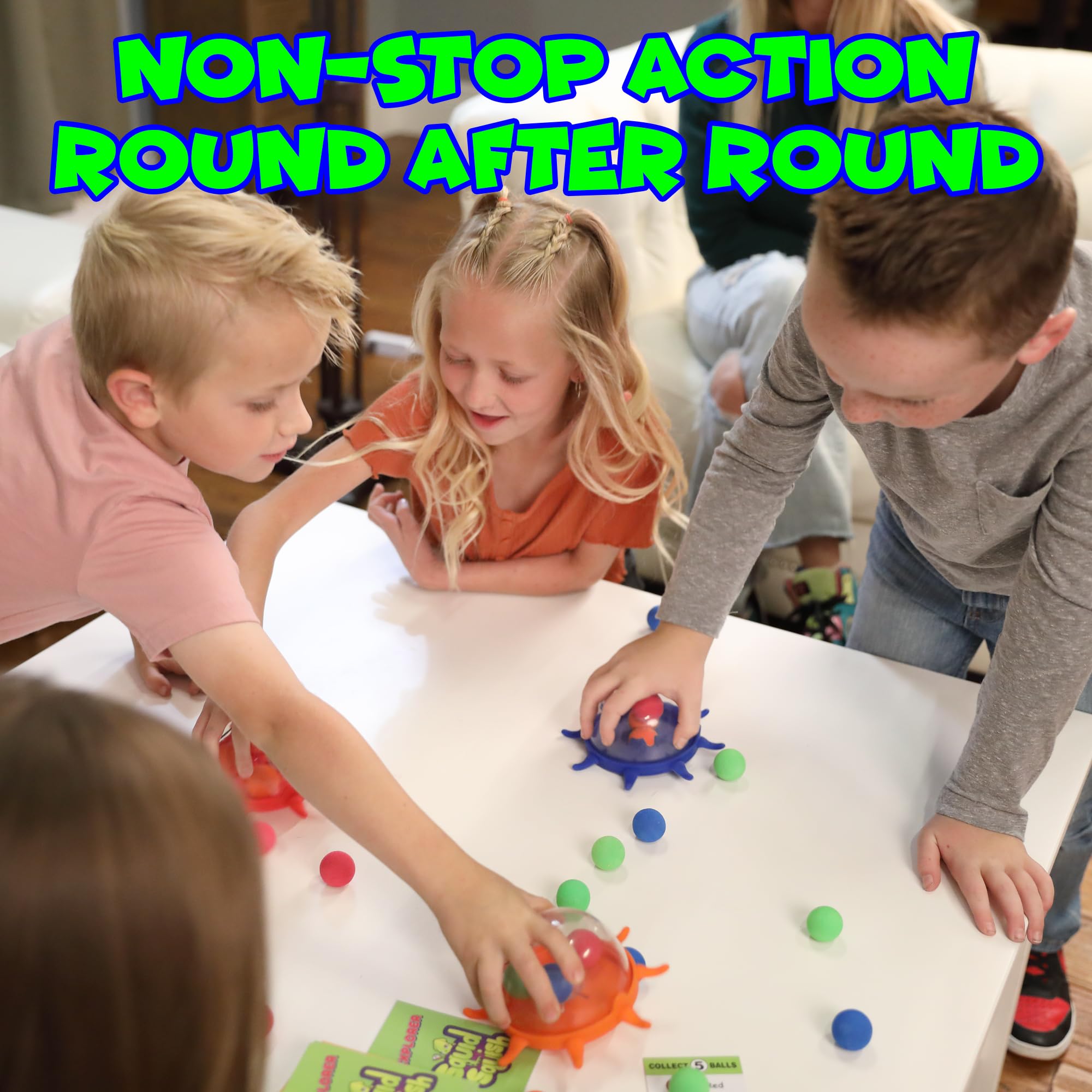 Funwares Squid Squish play setup shows four kids around the Feeding Zone