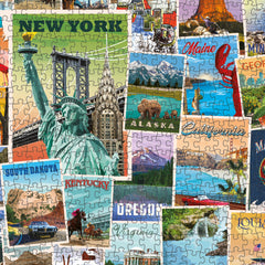 Funwares US States poster puzzle showcasing Alaska wildlife inviting curiosity