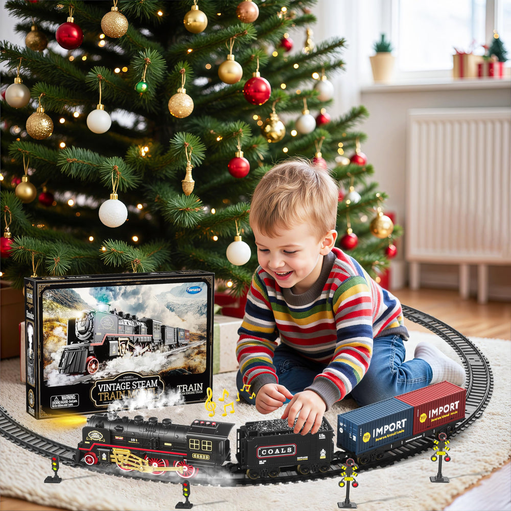Funwee Christmas gift pack for kids inspires creative railway play