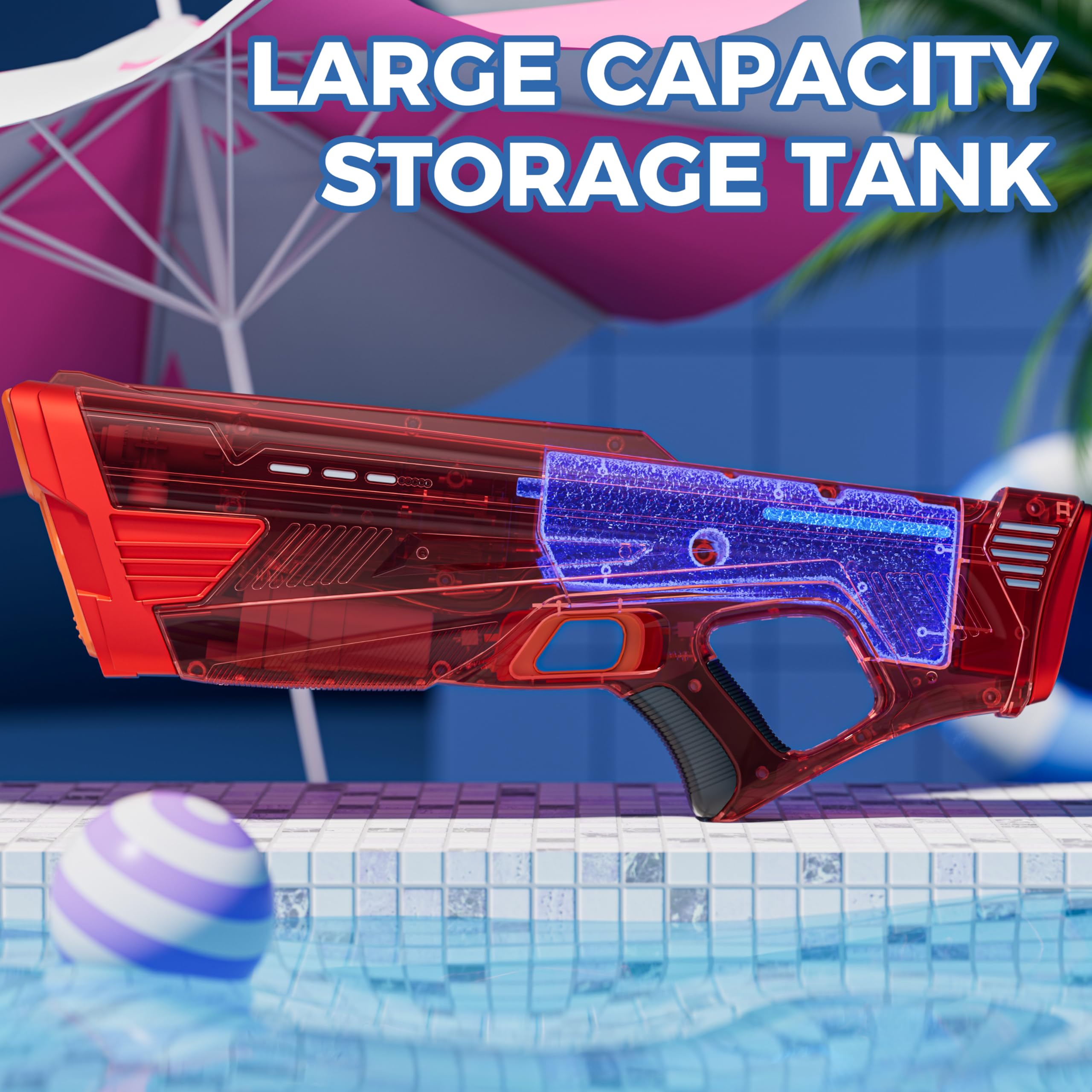 Funwee durable ABS casing ensures sturdy play for rough outdoor battles.
