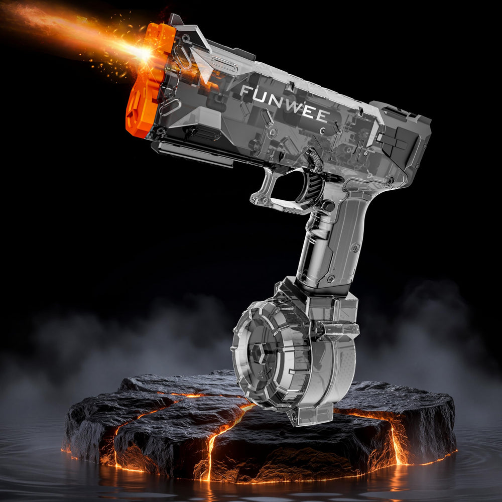 Funwee light-up watergun in action for pool battles and sunset play
