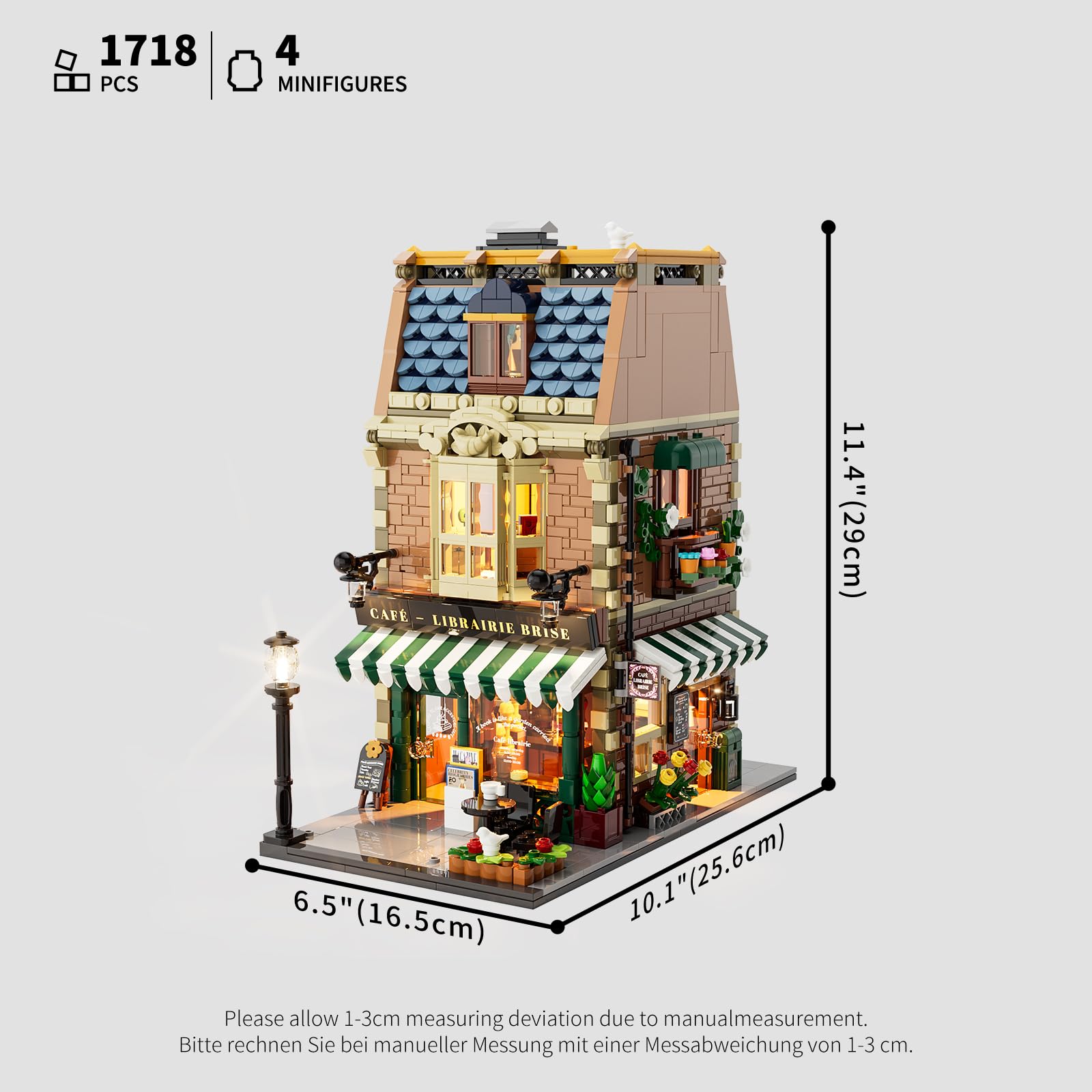 FUNWHOLE Book-Cafe back wall design reveals interior access for interactive builds.