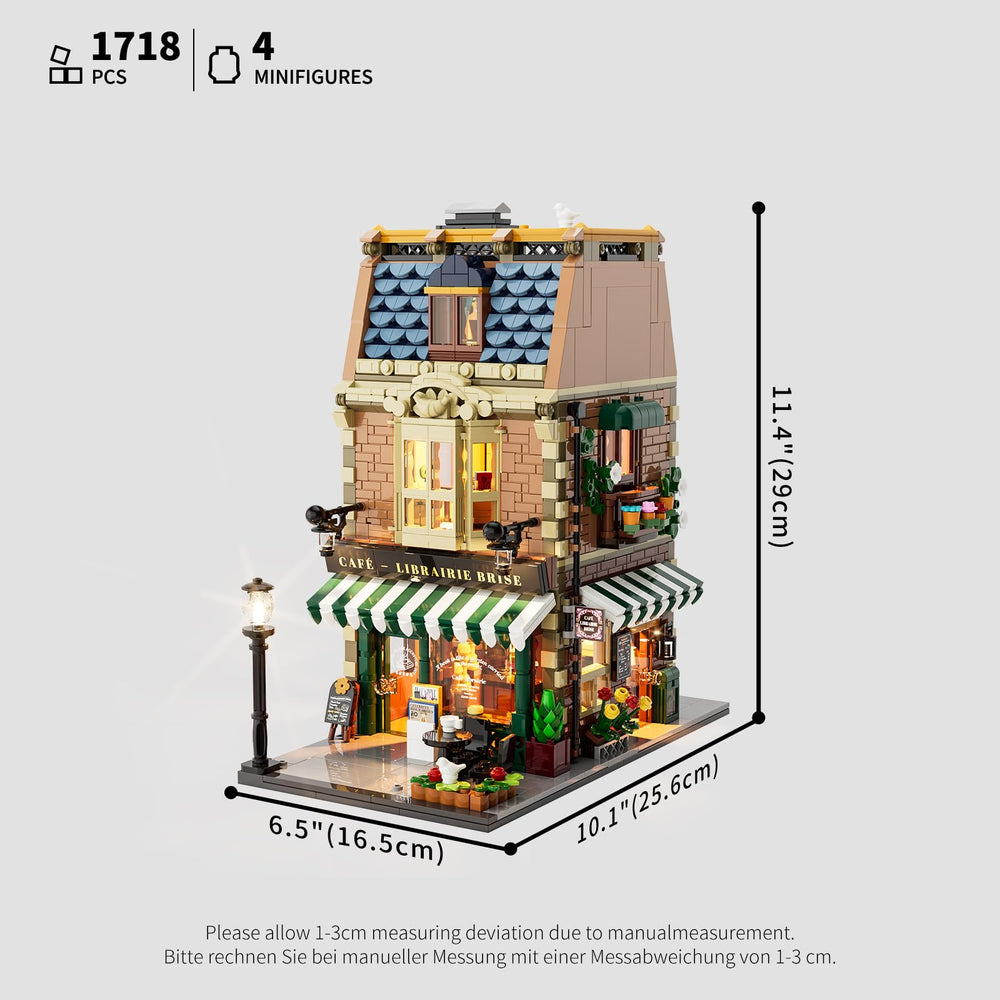 FUNWHOLE Book-Cafe back wall design reveals interior access for interactive builds.