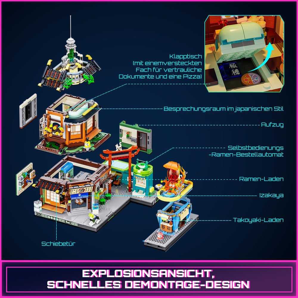 FunWHOLE Cyberpunk minifigures collection brings diverse urban characters to life