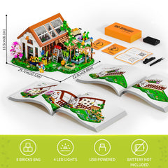 FUNWHOLE display-assembly-ready set for immersive garden scenes