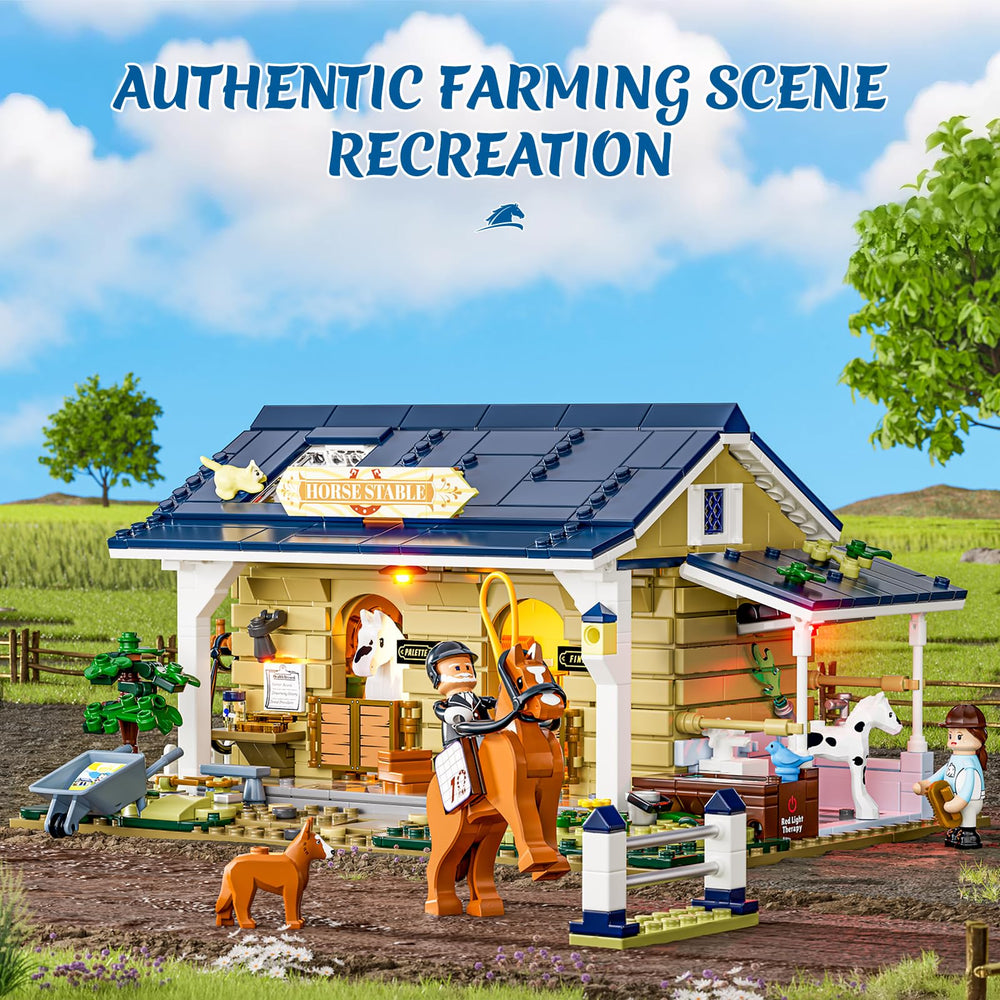 FunWhole farm scene display details showcasing pastoral charm