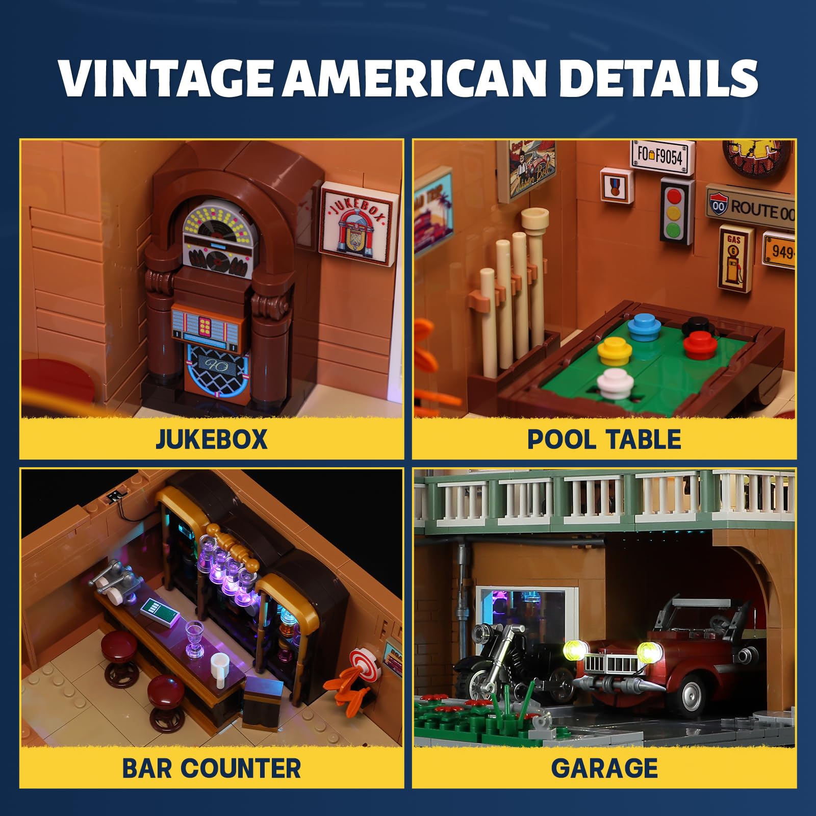 FUNWHOLE glowing liquor cabinet provides ambient details for nostalgic ambiance