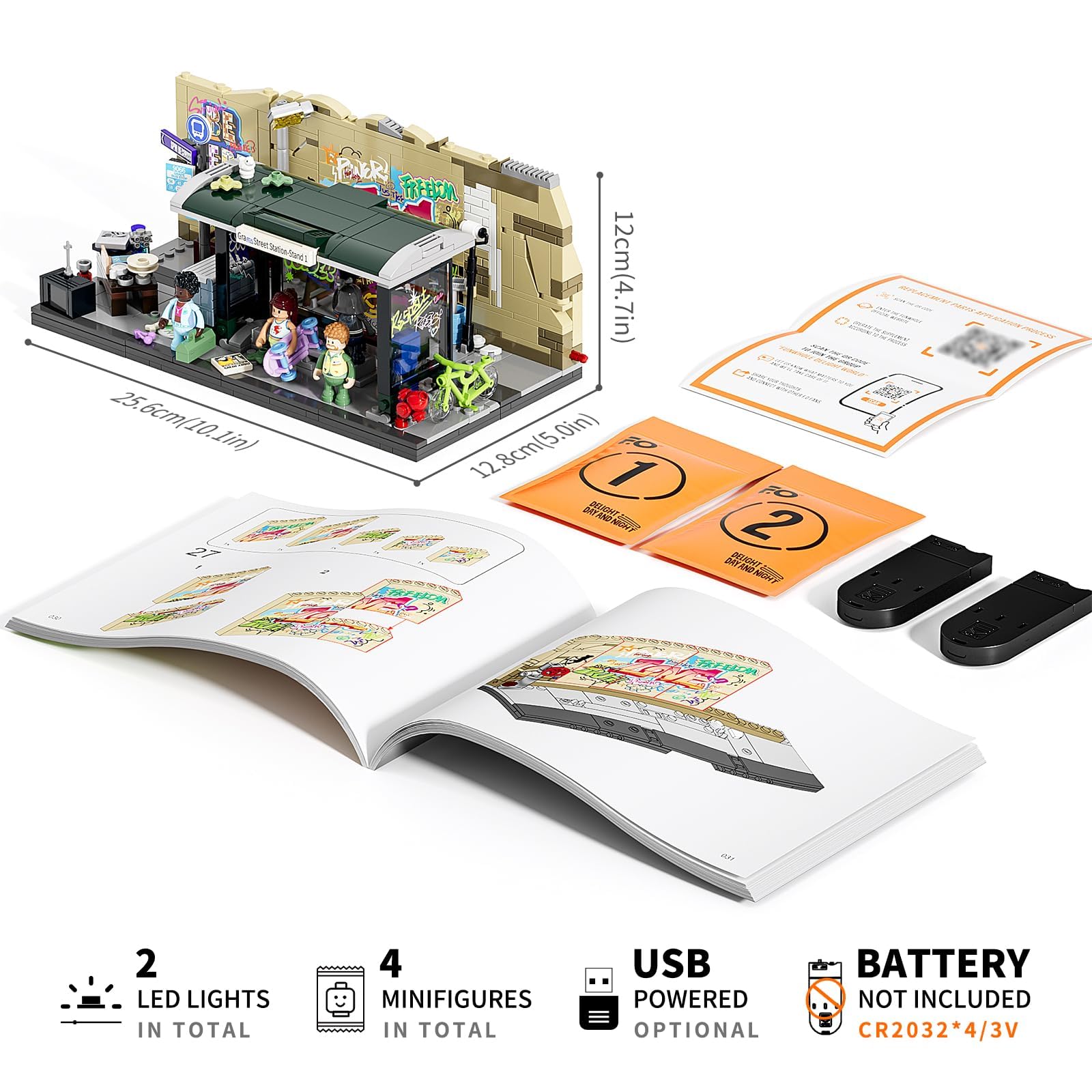 FUNWHOLE Graffiti Bus Stop modular design supports extended urban setups