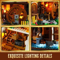 FUNWHOLE interior mill room with accessible layout and detachable components for easy access.