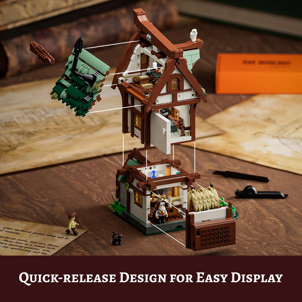 FUNWHOLE Potion furnace with soft lighting creates enchanting medieval ambiance
