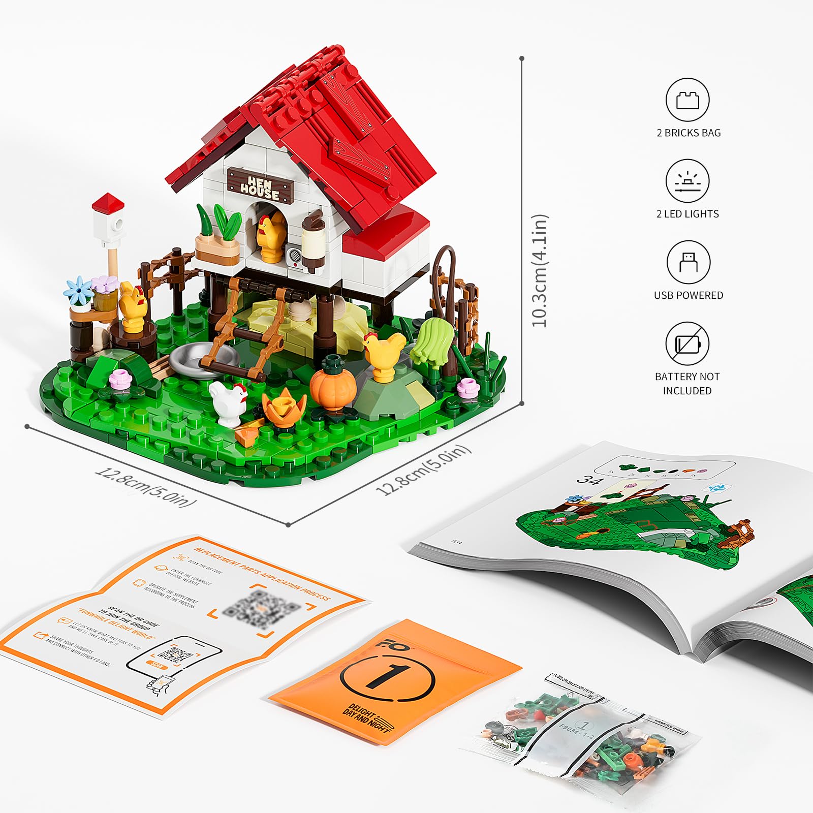 FUNWHOLE movable chicken coop enables easy layout changes
