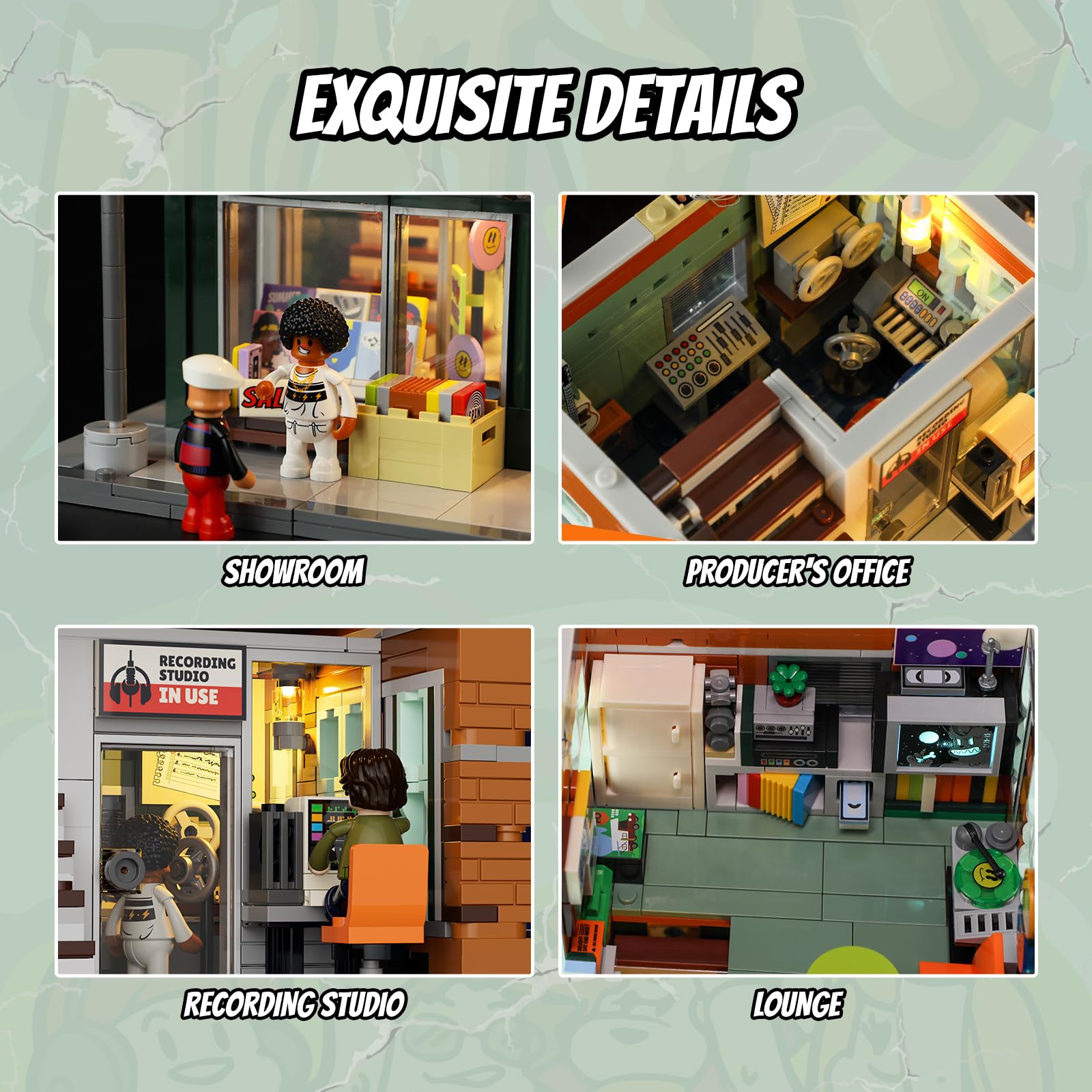 FUNWHOLE Record Store DJ Area and Players enables dynamic scene creation and role-play.