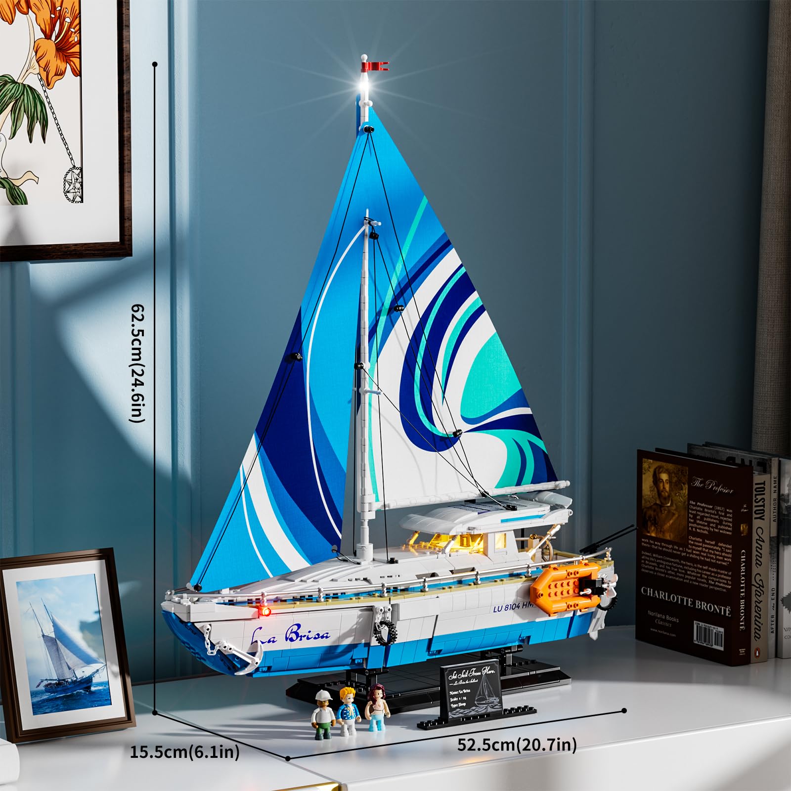 FUNWHOLE La Brisa at 1:24 scale for a striking display piece on shelves.