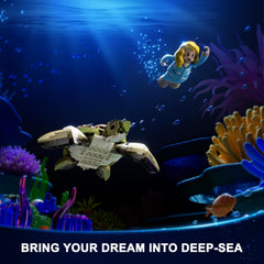 FUNWHOLE Storytelling-pajama-girl-figure sparks coral adventures.