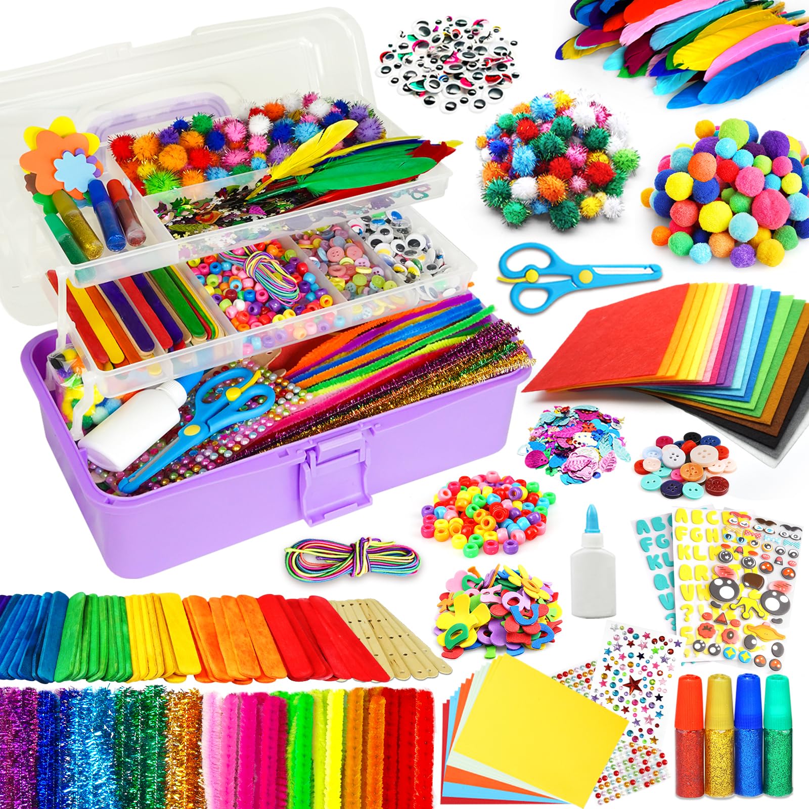 FUNZBO Christmas craft kit with pipe cleaners inspires creative projects