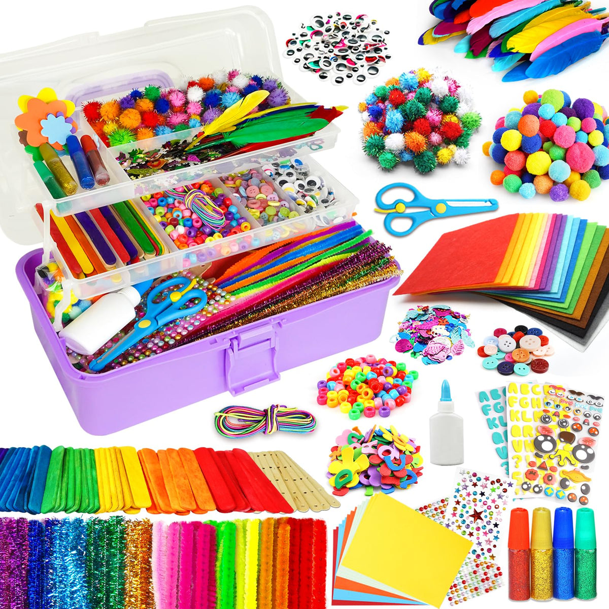 FUNZBO Christmas craft kit with pipe cleaners inspires creative projects