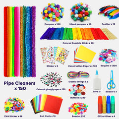 FUNZBO assorted construction paper colors for bold art and collage