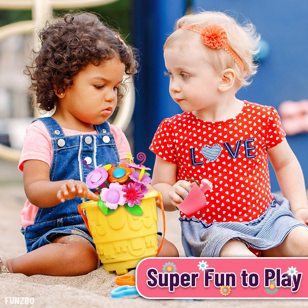 FUNZBO Flower Garden snaps illustrate easy connections for little hands