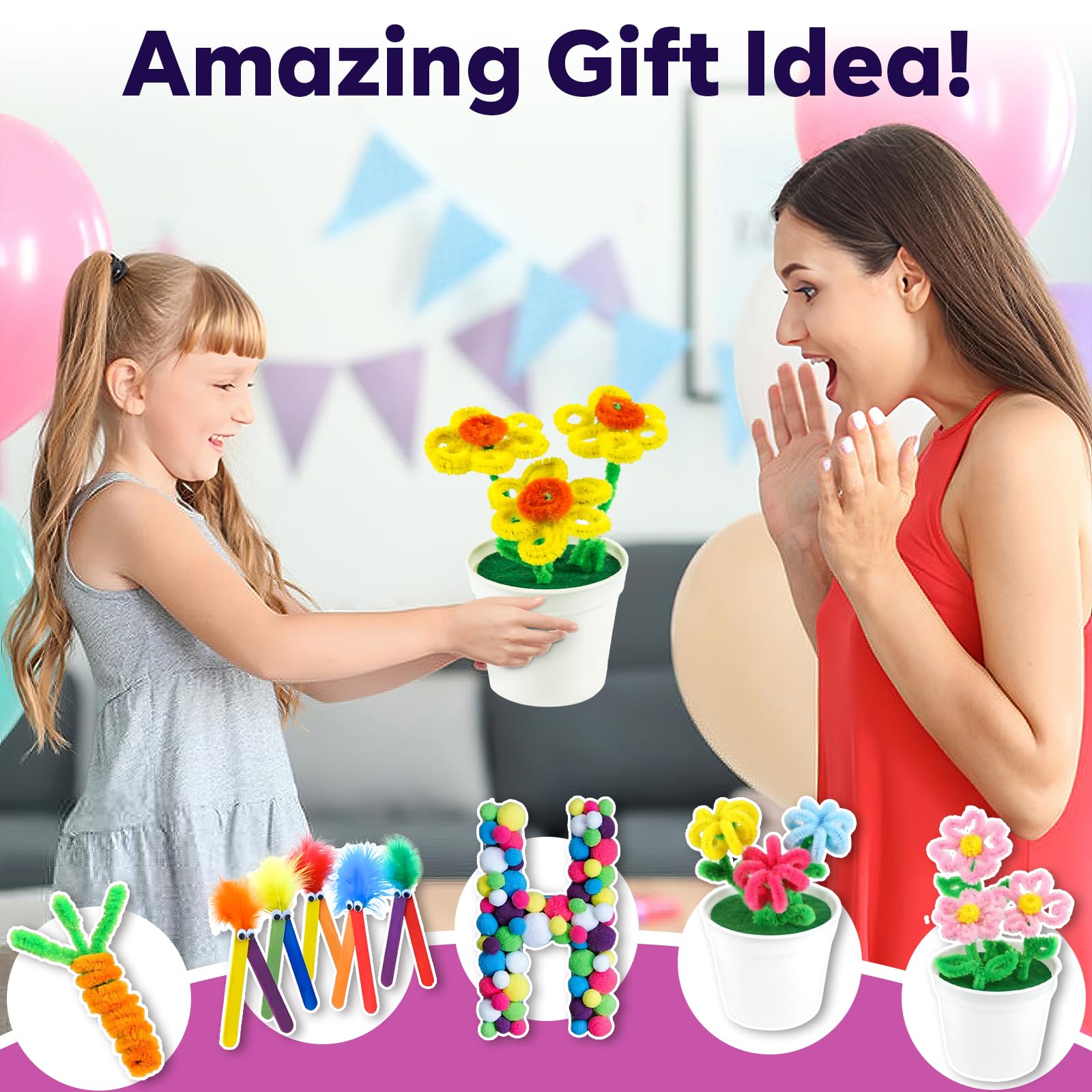 FUNZBO homeschool crafts setup supports multi-age creativity at home and in class.