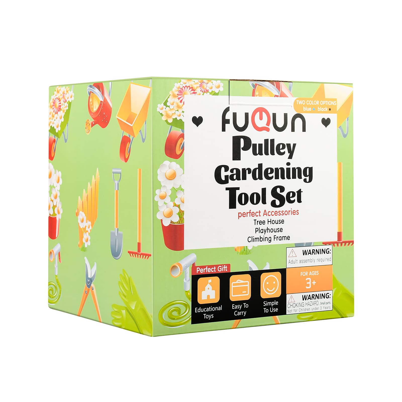 FUQUN backyard play area assembly offers simple installation.