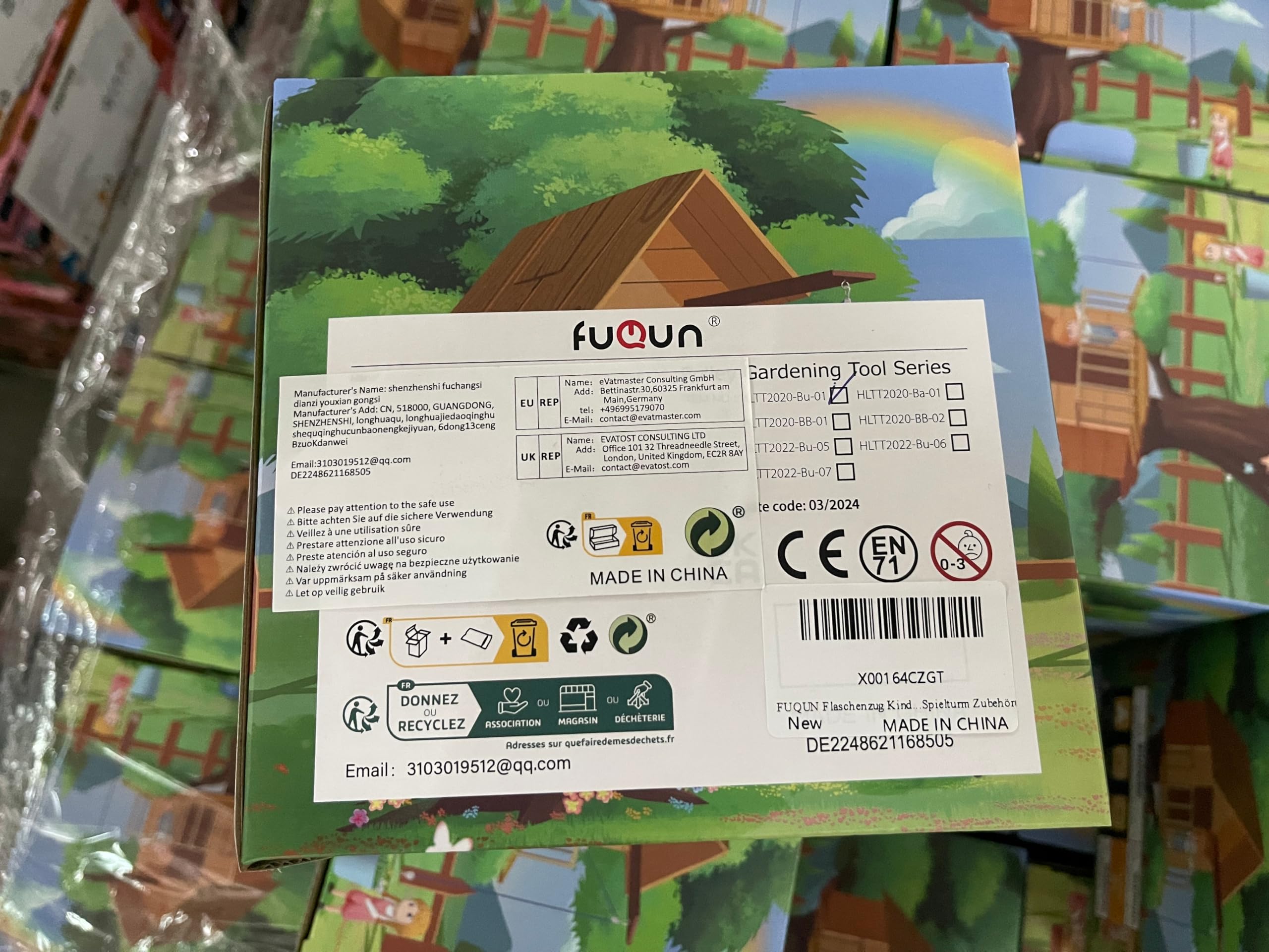 FUQUN gift-ready outdoor toy for ages 3 and up.