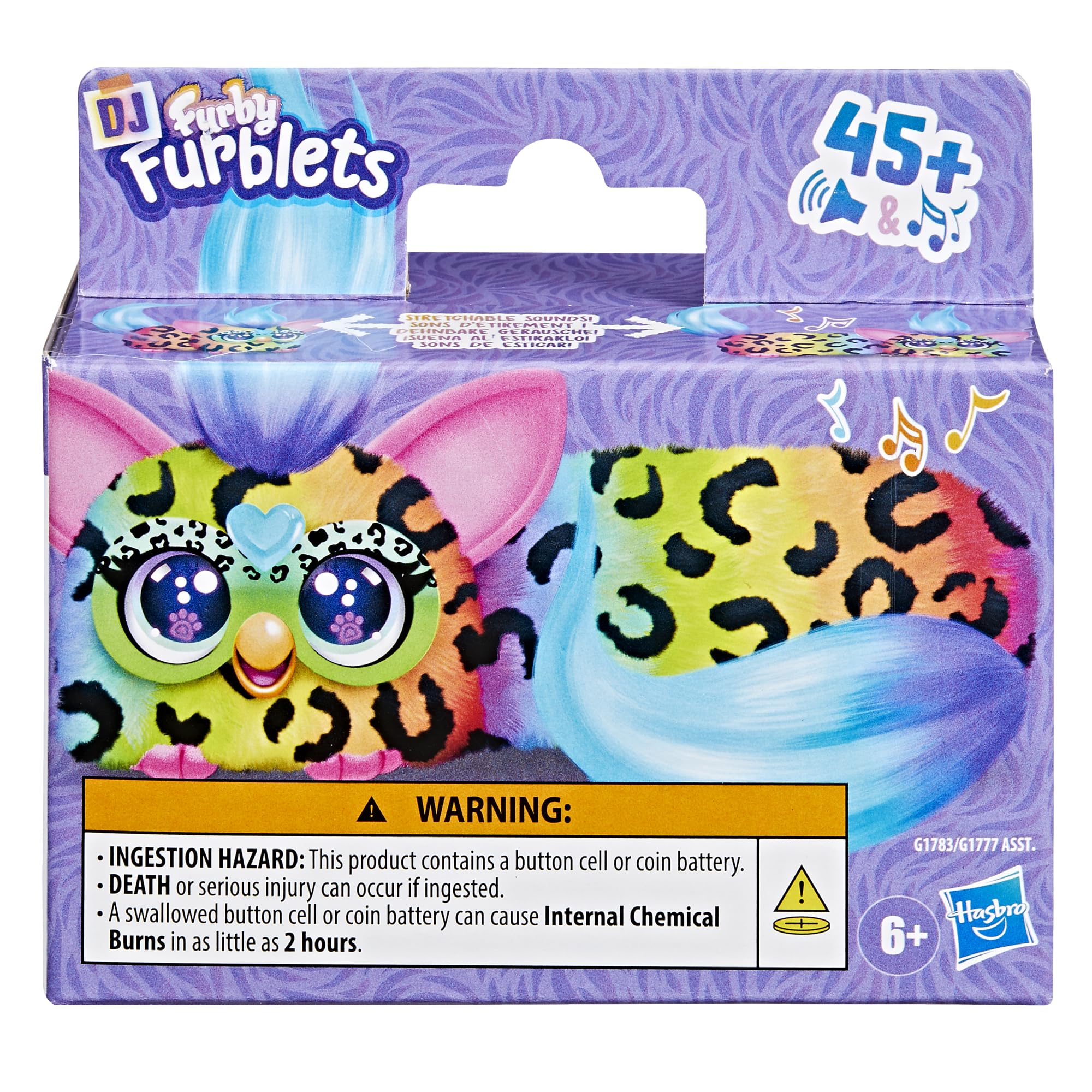 Furby DJ Furblets heart gem activates music for fun interactions.