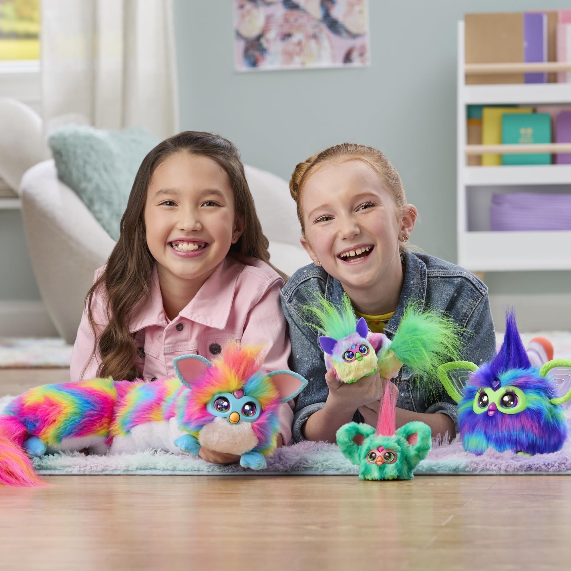 Furby DJ Furblets interaction with other Furbies showcases cross-toy play.