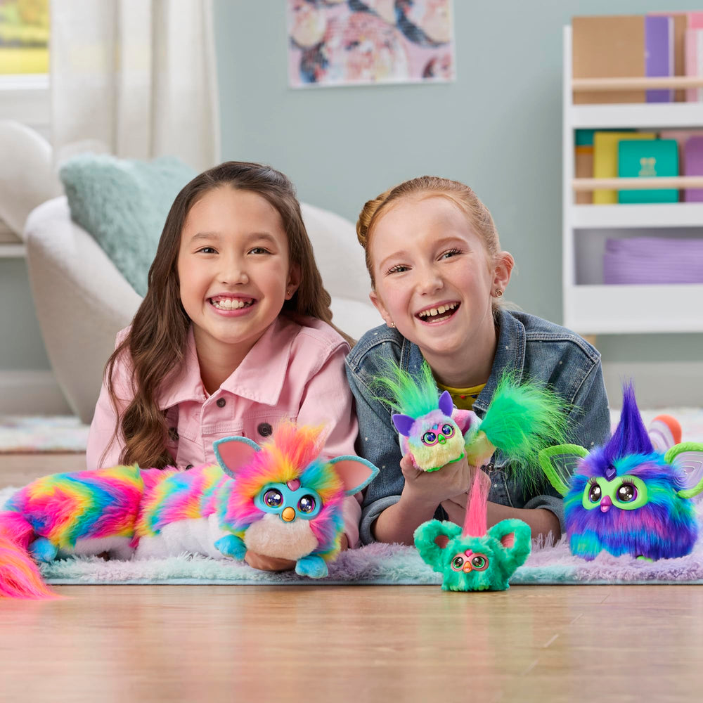 Furby DJ Furblets interaction with other Furbies showcases cross-toy play.