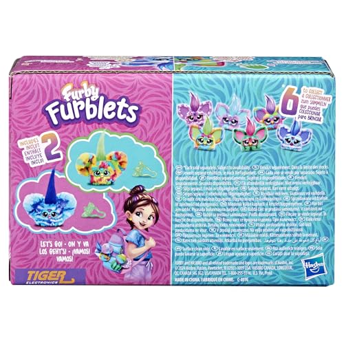 Furby Furblets Batteries Included: ready-to-play set with included button cells.