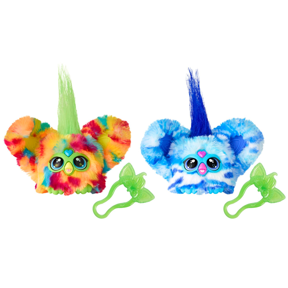 Furby Furblets Pix-Elle Pixelfur: vibrant mini plush for on-the-go play and backpack use.